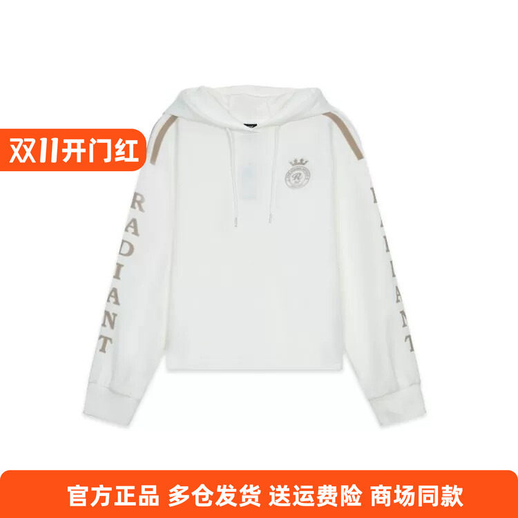 361正品女士连帽运动套头卫衣新品2026秋春休闲帽衫女子上衣长袖