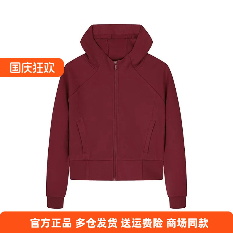 361正品女士连帽卫衣棉感新品2026春秋帽衫休闲女子开襟运动外套