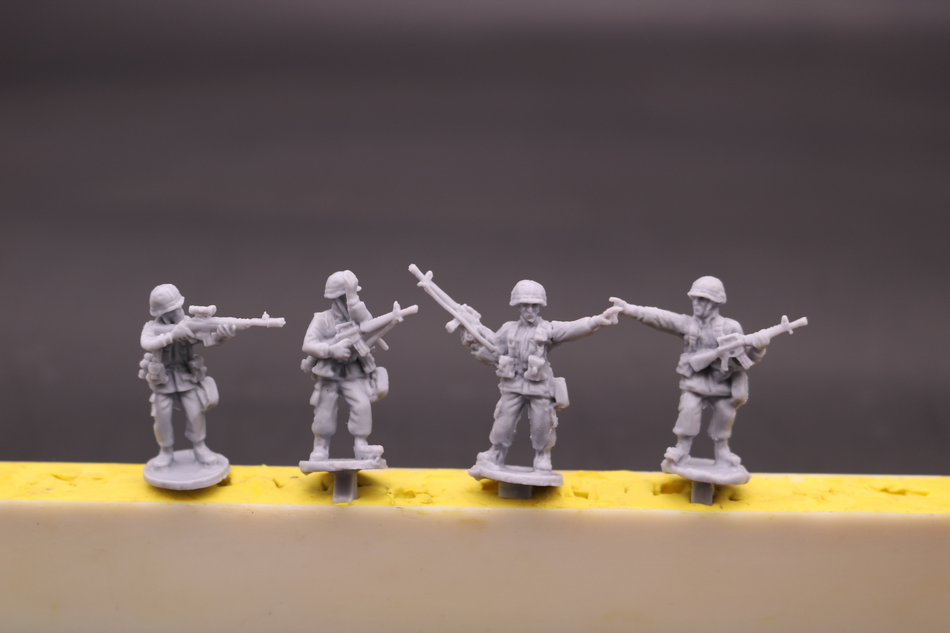 1/72树脂白模  80年代冷战美军4人组ALLS