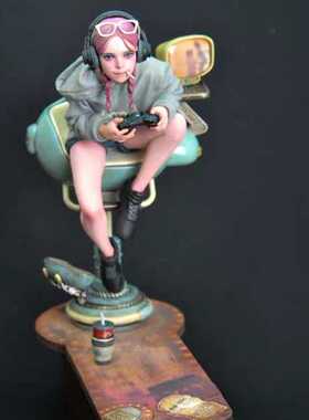 WF2018S电玩少女GK 手办 白模【现货】
