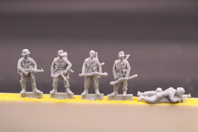 1/72树脂素体兵人  二战德军掷弹兵20号