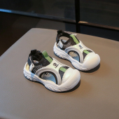 男童2025新款 子女童网面宝宝学步鞋 运动夏季 包头鞋 透气款 儿童凉鞋