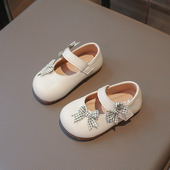 0一1 公主鞋 3岁婴儿软底学步鞋 蝴蝶结时尚 女宝宝鞋 小皮鞋 子春秋款
