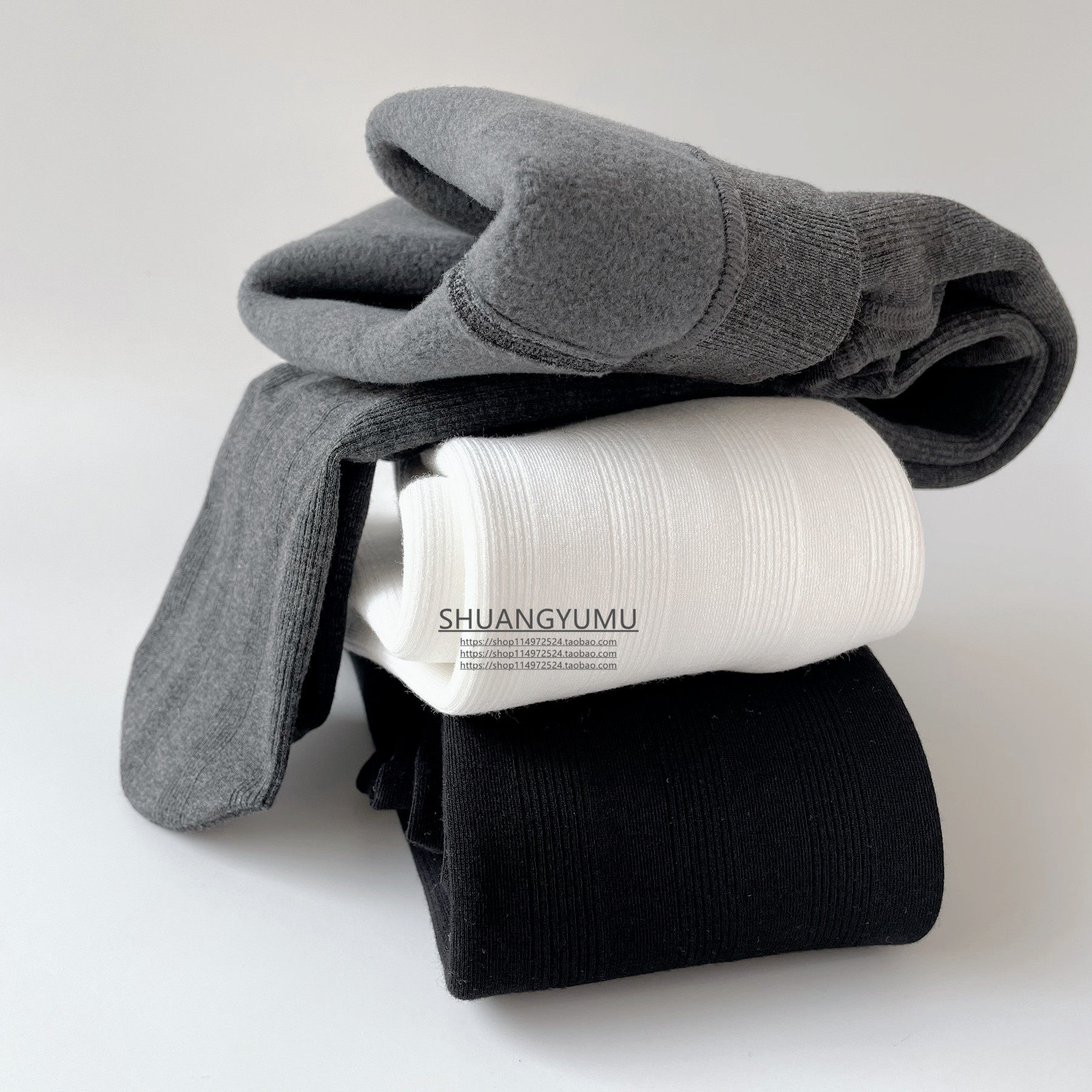 女童连裤袜秋冬季加绒加厚打底裤白色厚绒连体袜儿童外穿保暖裤子