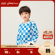 运动印花长袖 卫衣T恤舒适春季 亚瑟士童装 长袖 商城同款 ASICS