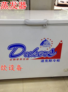 达克斯BDBG-420铜管卧式单温冰柜商用大型冷柜急冻冰柜顶盖门冰箱