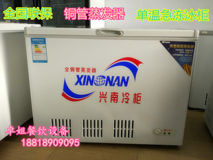 兴南BD/BG-313铜管卧式单温冰柜商用冷柜急冻冰柜顶盖门平底冰箱