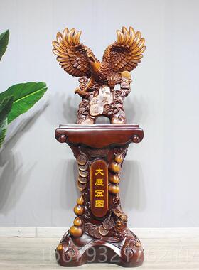 高档大展宏鹰摆件客厅招装饰办公室工艺礼品摆公司图酒店送礼物开