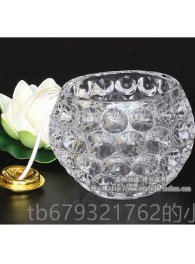 高档寺庙供堂 油灯座灯供神台灯水球莲花油灯 食晶用油 灯