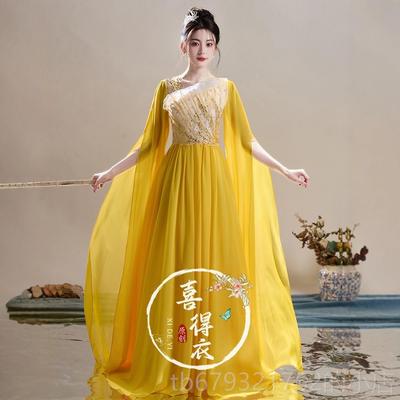 高档2025国款古筝演出服成人女中风舞台表演新民乐独艺考中式奏礼