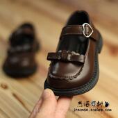 高档英伦风小皮鞋 黑色软底玛珍演出季 2丽025秋新款 女童日春系单鞋