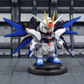 集合万代高达汽车载摆件香薰飞升强袭自由飞翼元 祖正义模型手办