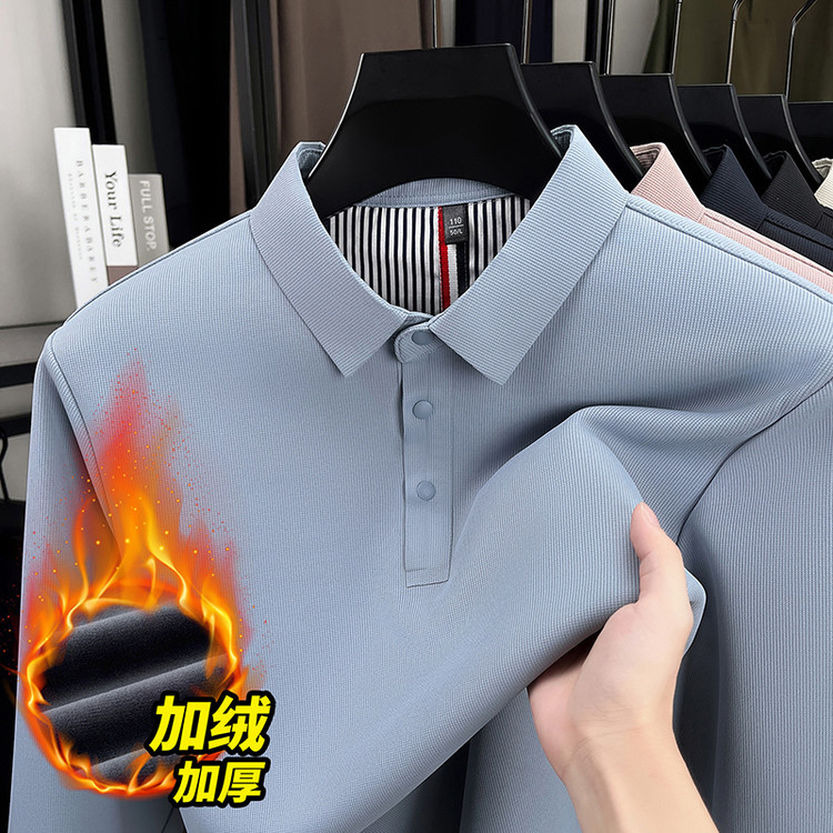 POLO领直筒型冬季男耐磨Polo衫