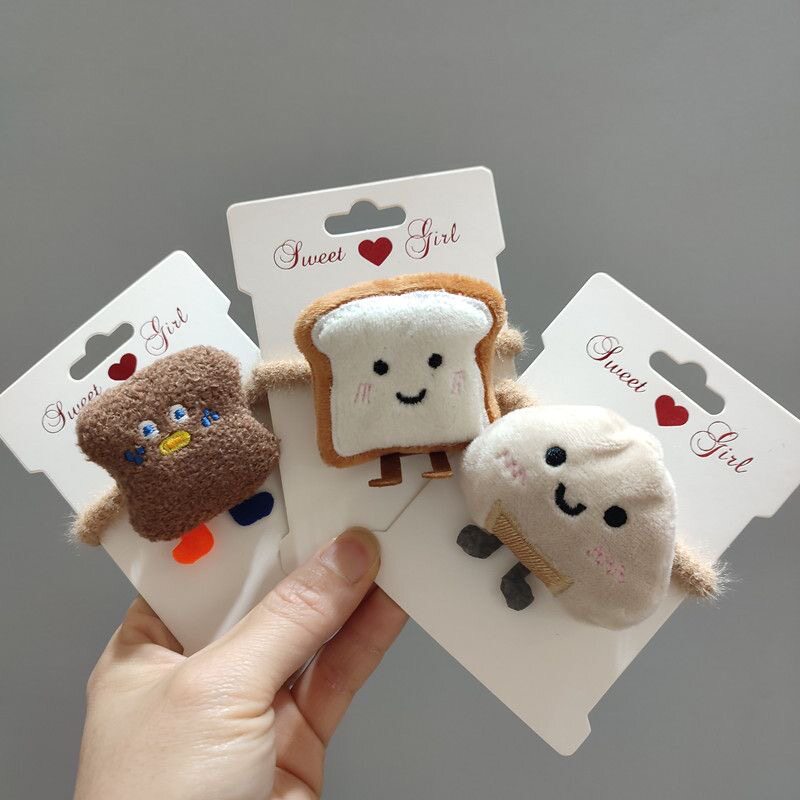 网红卡通芝士吐司面包可爱发圈