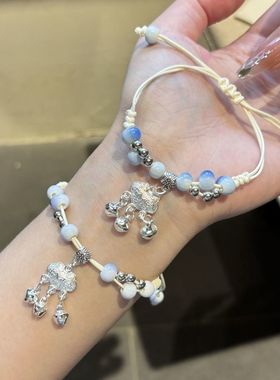 新款风铃平安锁手链情侣闺蜜