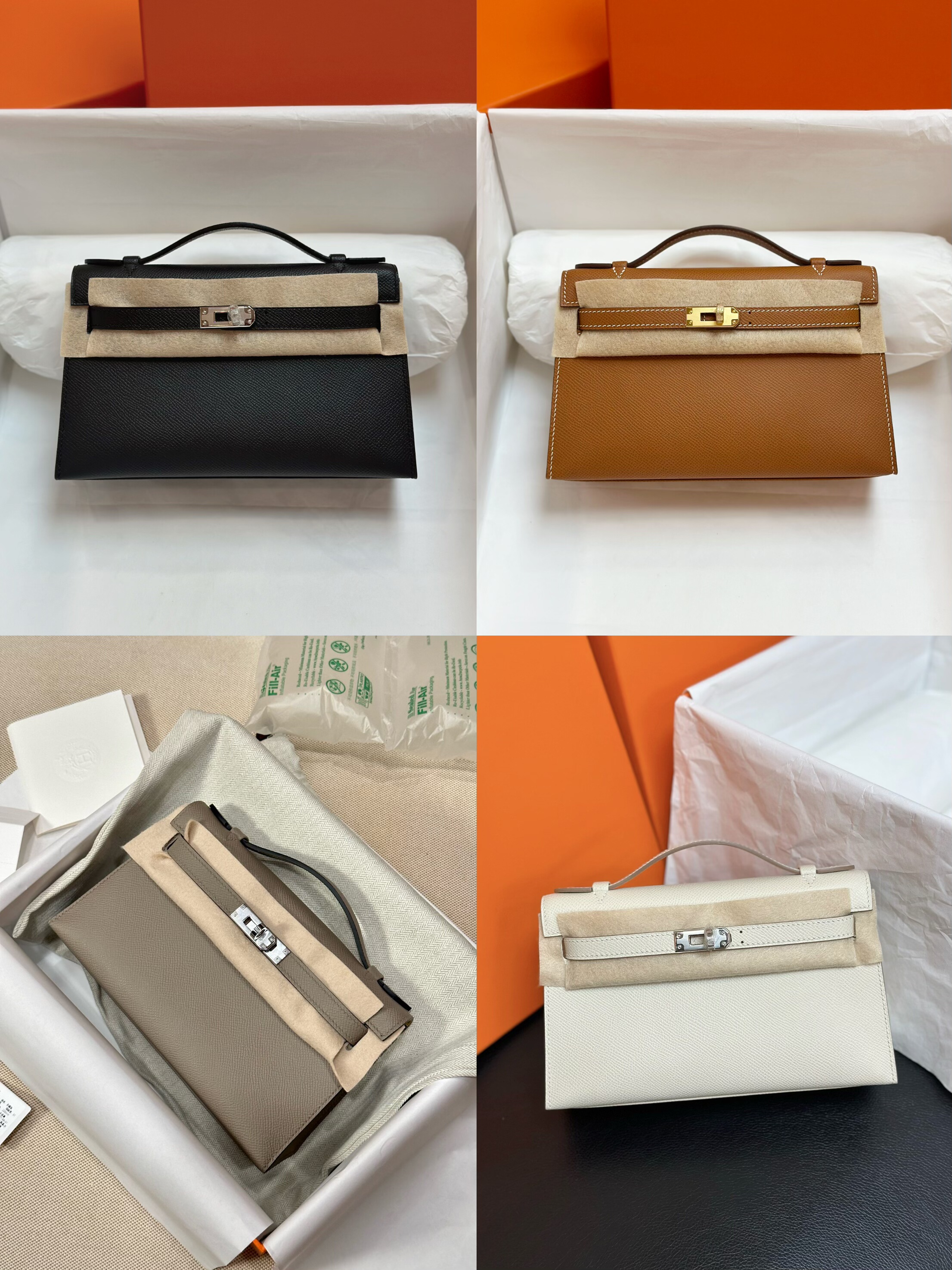 现货凯莉一代22cm原厂EP手通用款女包