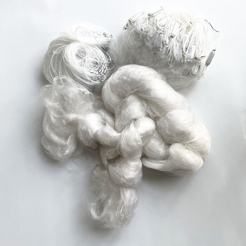 槐渔 4米5米6米带腰线鱼网白丝三层渔网沉网白钢丝网粘网