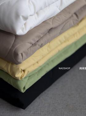 闹闹家布料绗缝秋冬夹棉棉服棉袄