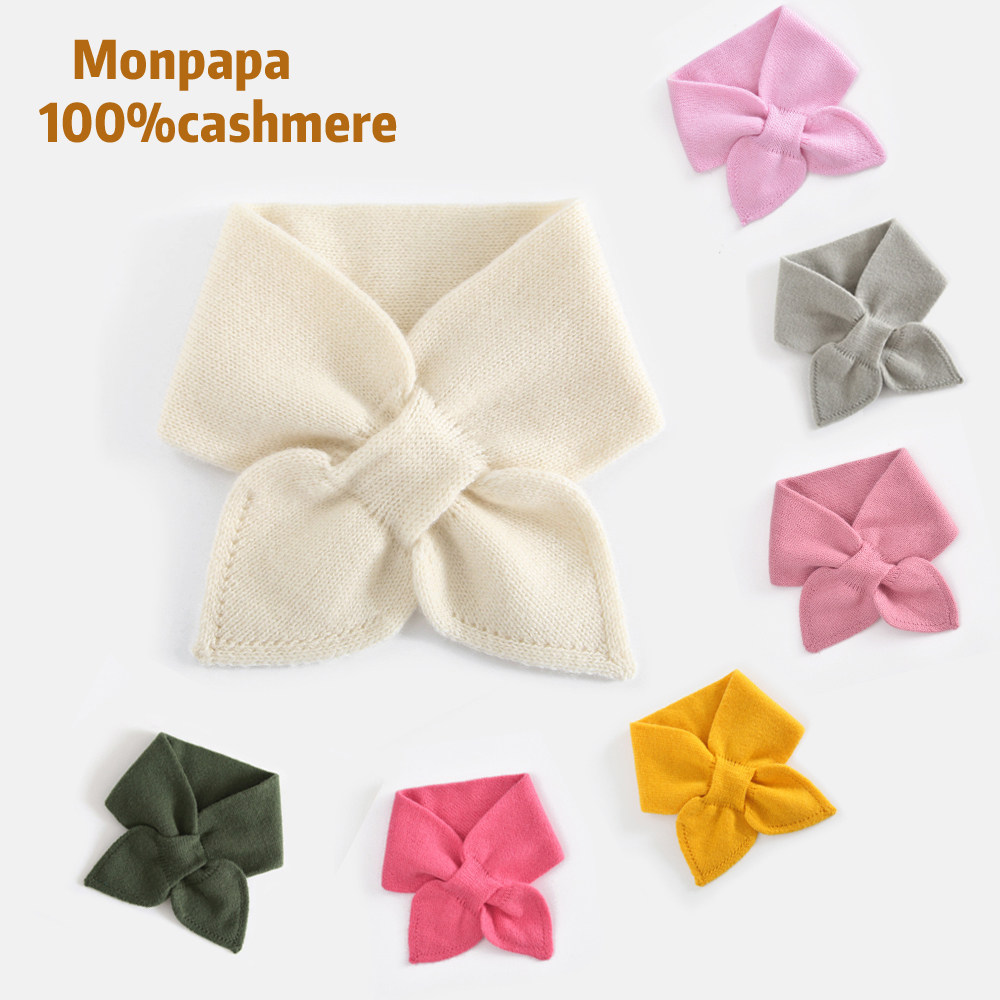 韩系甜美女童针织围巾