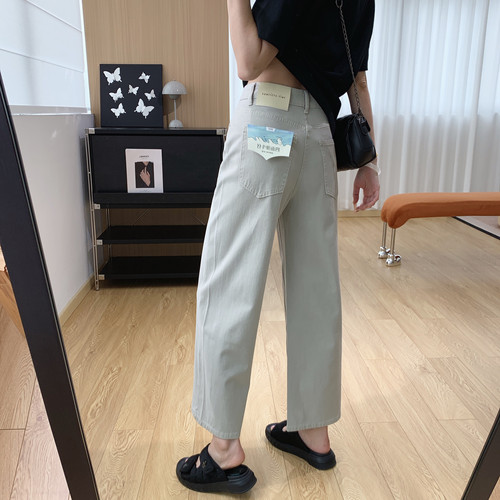 夏日轻薄牛仔！四面弹直筒牛仔裤