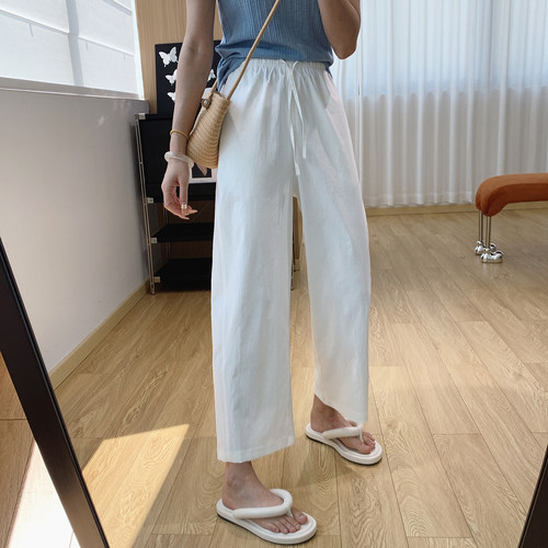 夏日轻薄裤子！直筒速干休闲裤女