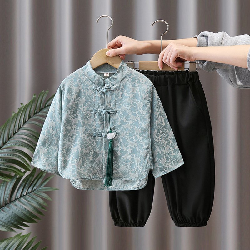 汉服男童春秋款中国风古装套装