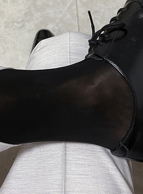 【2双】镜面黑色正装丝袜油光薄款男士商务西装袜绅士中长筒舒适