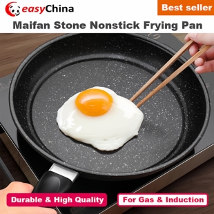 Maifan Stone Nonstick Frying Pan for Eggs, Steak & Pancakes