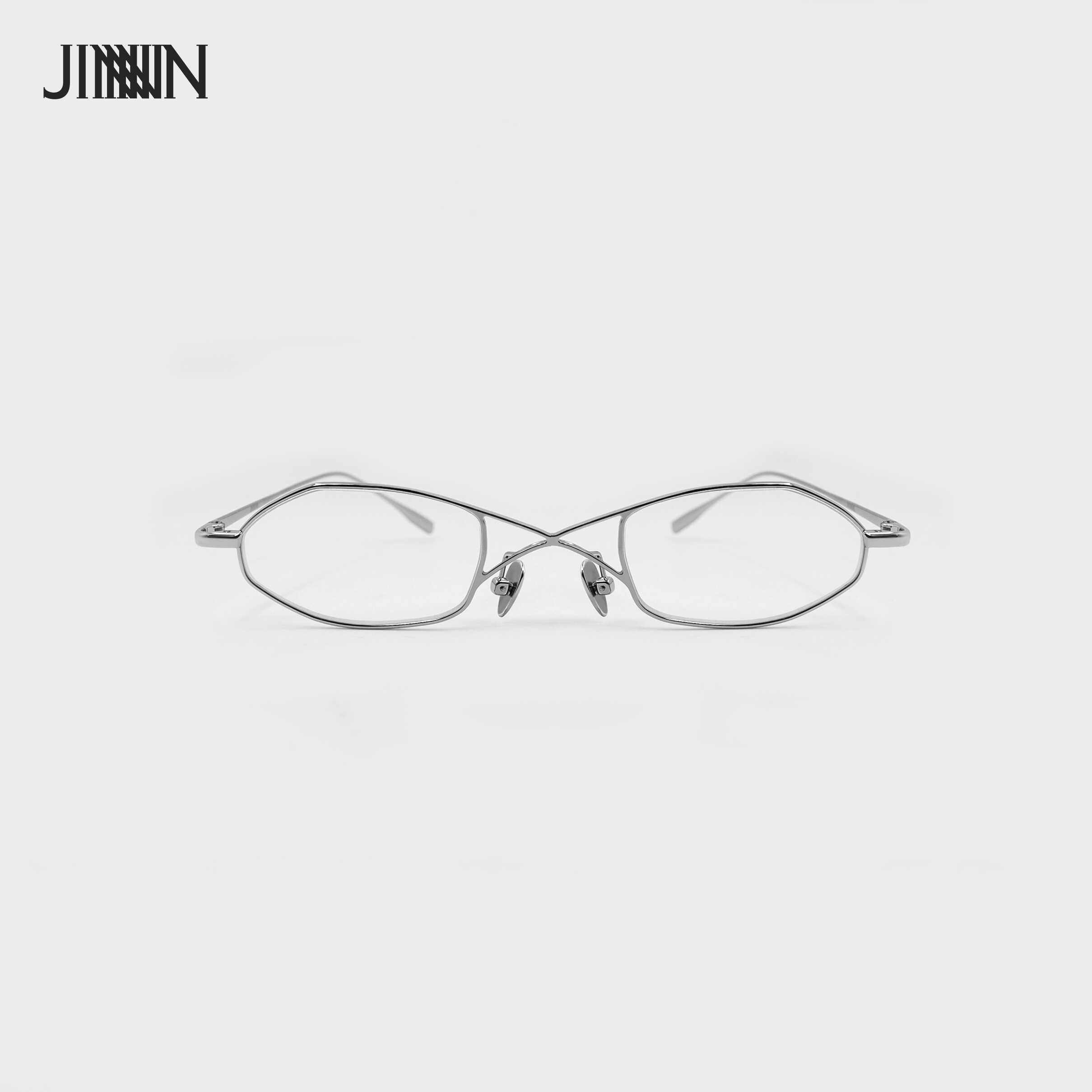 【七夕礼物】 JINNNN SINGLE 多边形镜片金属边框太阳镜墨镜