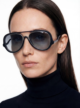 【七夕礼物】JINNNN CURES 飞行员式板材百搭大框太阳镜墨镜