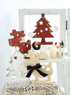 圣诞节装饰品桌面小鹿摆件