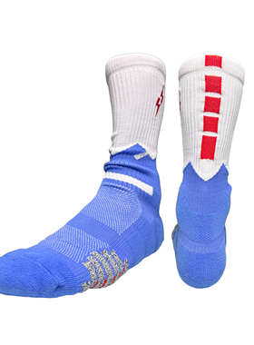 UZPO 篮球袜精英袜毛巾底高帮防滑纱耐磨球队色国王队