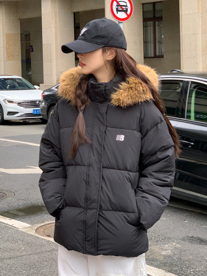 超好看羽绒棉服女款2025新款冬季小个子加厚情侣保暖棉衣棉袄外套