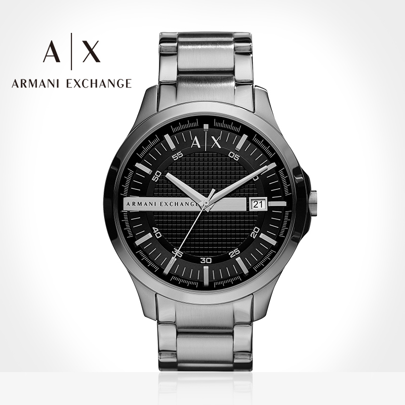 Armani阿玛尼经典时尚男手表十大品牌黑武士正品腕表AX2103