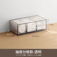Lazy Corner Cosmetics Storage Box, desktop dressing table, skin care products storage box, Lipstick and Makeup brush drawer box thumbnail 5