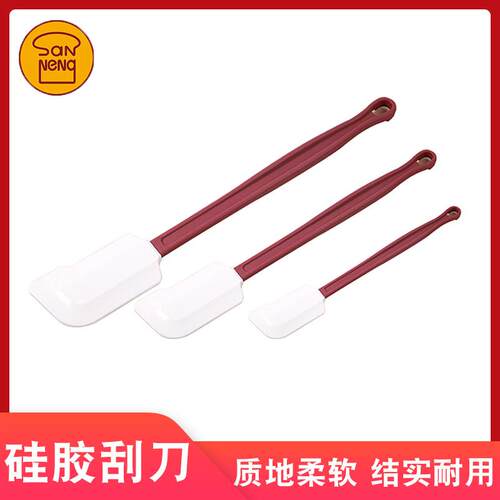 烘焙工具 耐高热一体式刮刀 SN4758 蛋糕裱花工具 硅胶刮刀