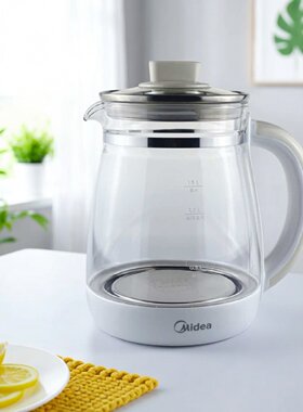 适配原装美的养生壶配件MK-YSNC1501热水壶玻璃壶体壶身单配1.5L