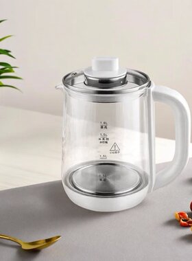 单配适配TILIVING钛立维养生壶单壶身配件TD8001-4热水壶玻璃壶体