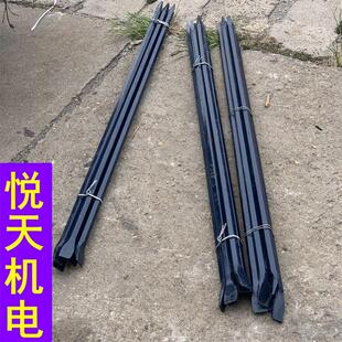 高碳钢撬棍工具 撬棒/撬杠/六角/六棱/钢钎28*1.5米