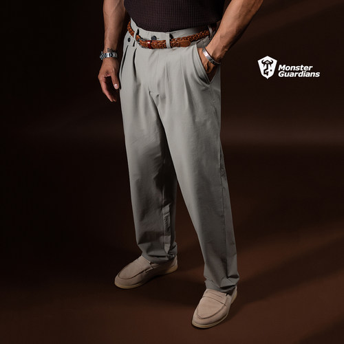 MSGD男子通勤西装休闲裤