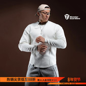 Monster 上衣 华夫格运动休闲长袖 Guardians N系列男子春秋美式