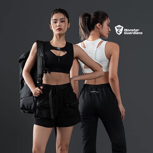 MSGD女子机能风前拉链文胸