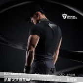 Monster 训练健身紧身衣 Guardians男子春夏防滑吸湿速干运动短袖