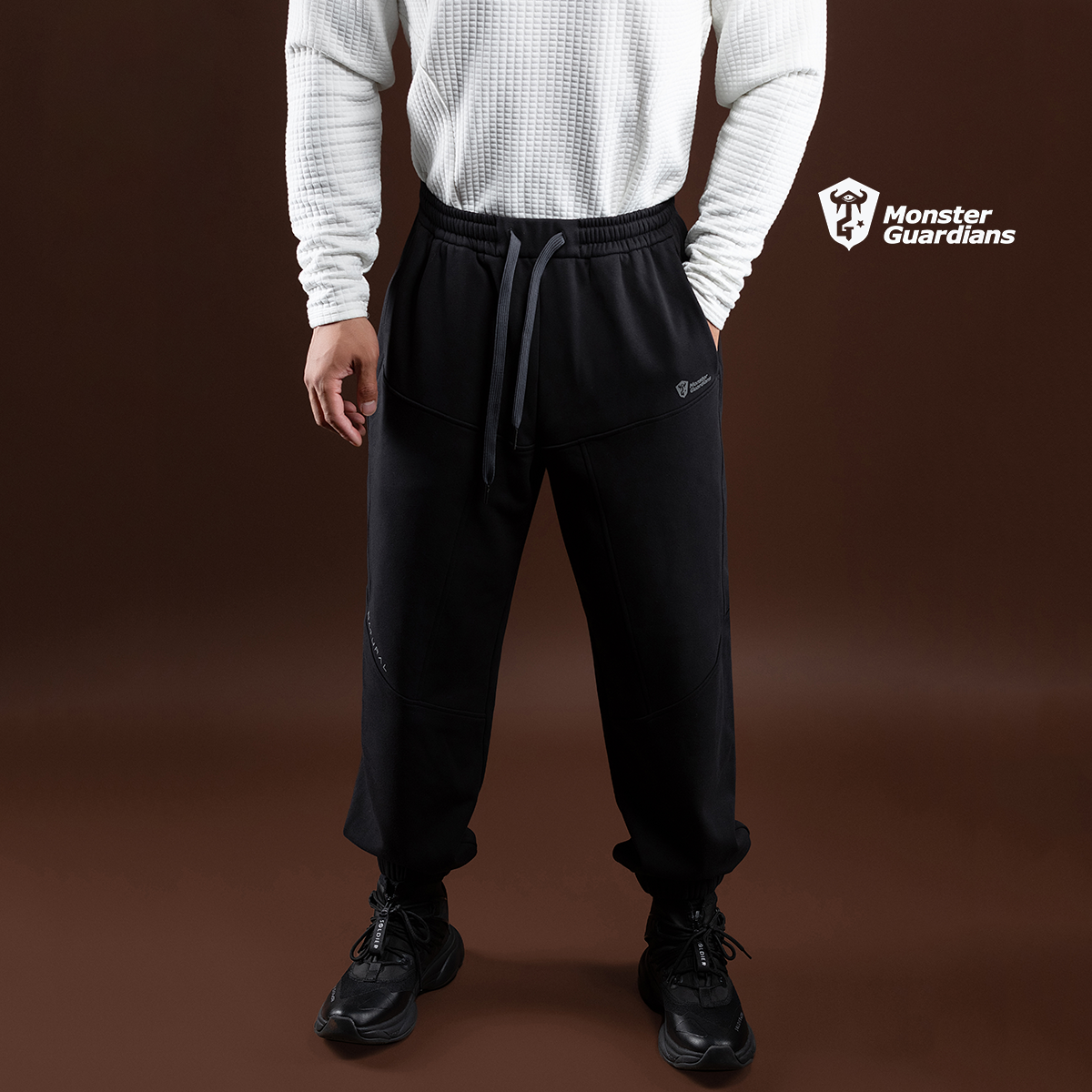 MSGD男子秋冬加绒运动休闲长裤