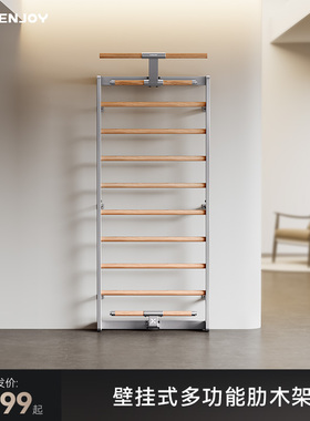 绝影墙系列·XW5肋木架家用健身器材壁挂式多功能训练康复拉伸架