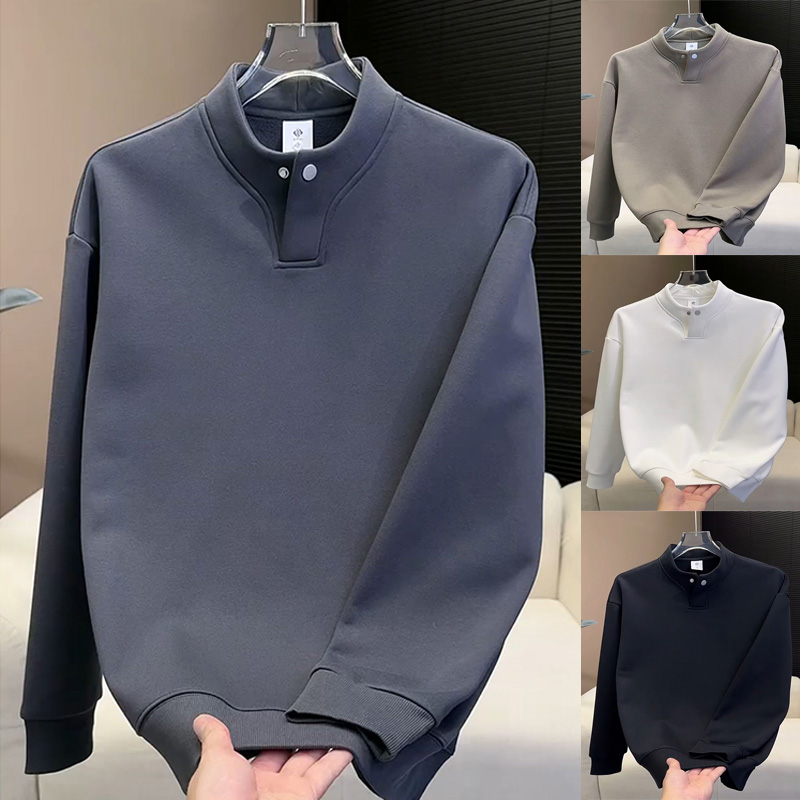 时尚纽扣设计高级感打底衫EHW