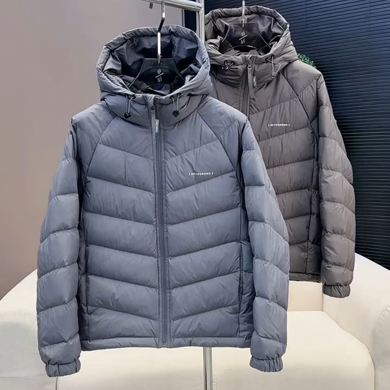 韩版时尚鸭绒个性连帽羽绒服