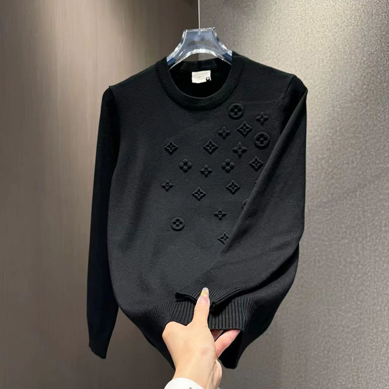 EHW潮牌爆款高端钢印毛衣