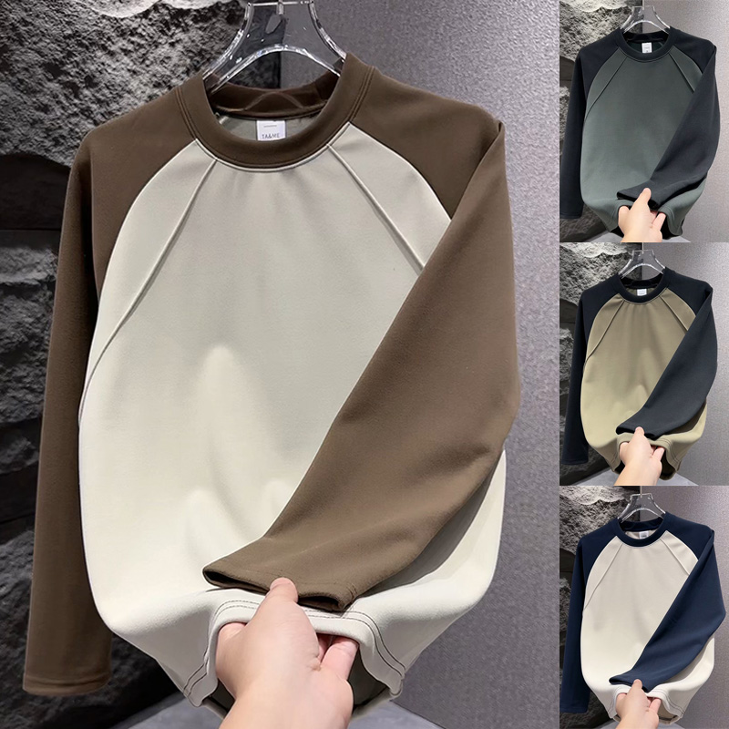 网红款潮牌重磅长袖体恤卫衣