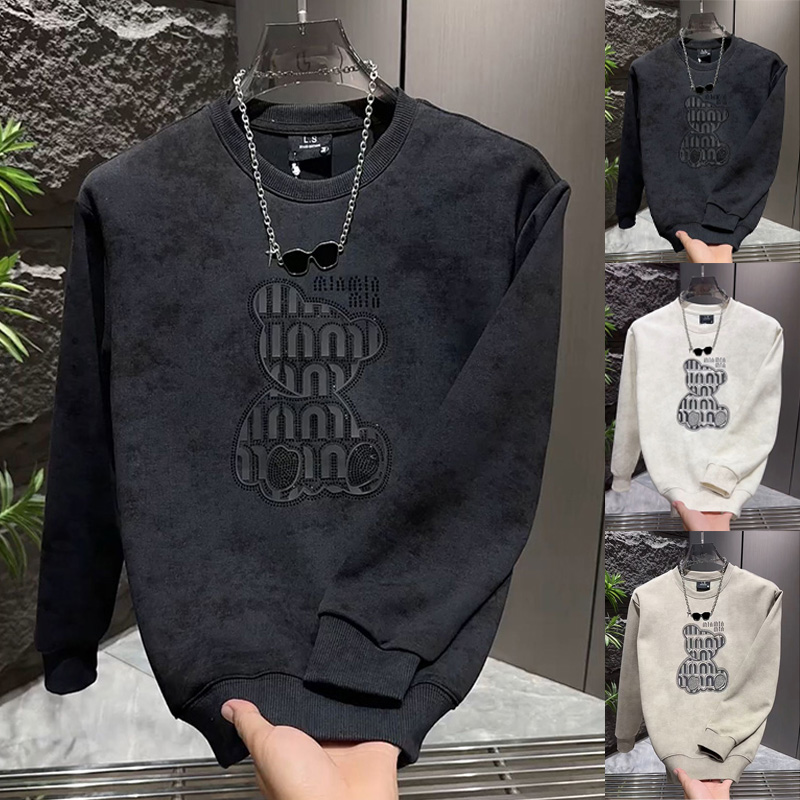 秋季新款潮流百搭韩版小熊卫衣